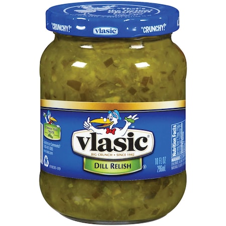 Vlasic Vlasic Dill Relish 10 fl. oz., PK12 5410001830